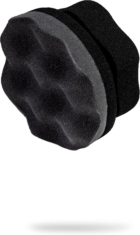 Adam's Pro Tire Hex Grip Applicator - Tire Shine Car Detailing Foam Sponge Tool | Car Cleaning Supplies After Car Wash Tire Cleaner | for Vinyl Rubber & Trim Accessories | Wheel Cleaner Rim (1 Pack)