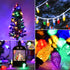 Christmas Lights Outdoor Indoor 43 Feet 50 Led, C9 Led Christmas String Lights UL Certified Extendable Green Wire for Garden Christmas Wedding Party Patio Christmas Decorations