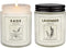 Sage Candles for Home Scented, Aromatherapy Lavender Candle, Soy Wax Candle Set 2 Pack, Women Gift with Strongly Fragrance Jar Candles
