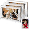 6x4 Inches Acrylic Picture Frames - 3 Pack,Desktop Frameless Photo Frames with Magnetic & Double Sided Transparent for Party/Graduation/Family/Travel Photo Souvenirs (Included 3x2 Photo Frames)
