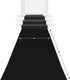 Beistle Black Novelty Polyester Fabric Aisle Runner For Weddings, Awards Night Theme, Proms, Ceremony Parties and Events