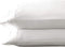 Brielle Home Tencel Lyocell Sateen Pillowcase Set 300 Thread Count Easy Care Luxury Feel Pillow Case Set, White, Standard