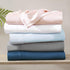 Brielle Home Tencel Lyocell Sateen Pillowcase Set 300 Thread Count Easy Care Luxury Feel Pillow Case Set, White, Standard