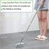 Floor Scrub Brush Shower Scrubber Cleaning Bath Tub and Tile Scrubber Brush Long Handle Detachable Stiff Bristles for Cleaning Shower Bathroom Kitchen Balcony Wall 37.4? Length