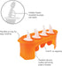 Tovolo Dino Ice Pop Molds, Flexible Silicone, Easily-Removable, Dishwasher Safe, Set of 4 Popsicle Makers with Sticks