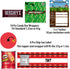 Pixel Style Gamer Birthday Party Supplies includes Banner - Cake and Cupcake Toppers - Balloons - Bracelets - Invitation Cards - Candy Bar Wrappers - Chip Can Labels