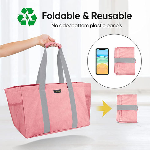 BALEINE Soft Extra Large Utility Tote, Foldable Reusable Storage Bag