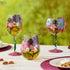 Enesco 6006287 Designs by Lolita My Drinking Garden Hand-Painted Artisan Stemless Wine Glass, 20 Ounce, Multicolor