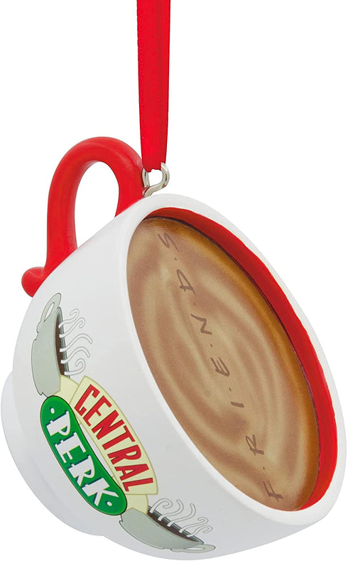 Hallmark Friends Central Perk Cafe Coffee Cup Christmas Ornament