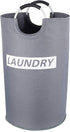 Lifewit 82L Large Laundry Basket Collapsible Clothes Hamper Durable Oxford Fabric Portable Folding Laundry Bin for Bedroom, Laundry Room, Closet, Bathroom, College, Grey