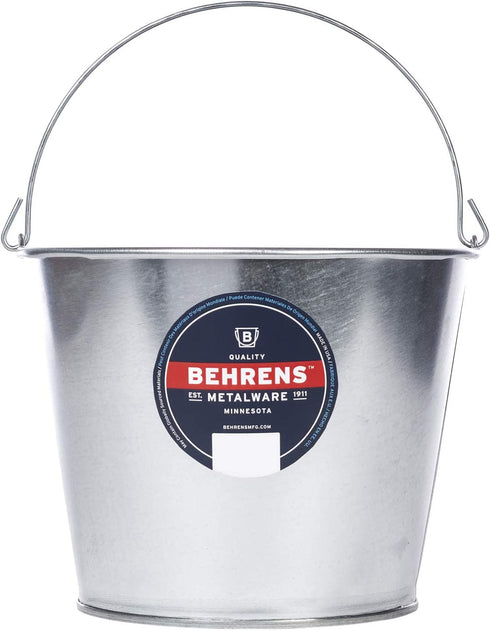 Galvanized Steel Pail, 5-Qt.