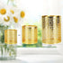 Metal Candle Holders Set of 3 Gold Pillar Candle Holder Tea Light Hurricane Votive Candle Holders for Wedding Decor, Home Decor, Birthday Decor, Party Decor, Window sash Pattern