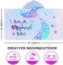 Bonsai Tree Mermaid Kids Hooded Beach Towel, Mermaid Tail Microfiber Hooded Poncho Towel for Girls 30?x50?, Mermaid Scales Pink Soft Absorbent Bath Towels Bathrobe with Hood for Swin Pool