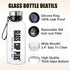 Kawfle 32 Oz Glass Water Bottle - Large Wide Mouth Borosilicate Reusable Drinking Bottles With Sleeve, BPA Free