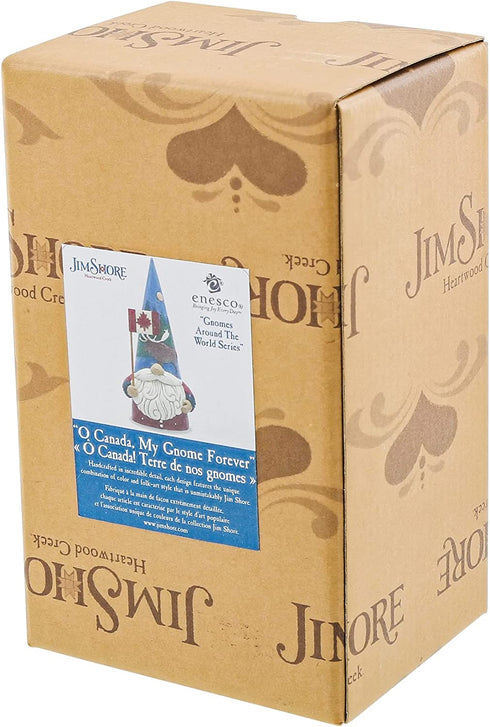 Enesco Jim Shore Heartwood Creek Canadian Gnome Figurine