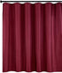 Biscaynebay Quality Fabric Shower Curtain Liners 72 Inch by 72 Inch, Burgundy Water Resistant Bathroom Curtains Rust Resistant Grommets & Weighted Bottom Hem Machine Washable