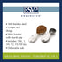 RSVP International (MOD-S) Oval Measuring Spoons, Stainless Steel
