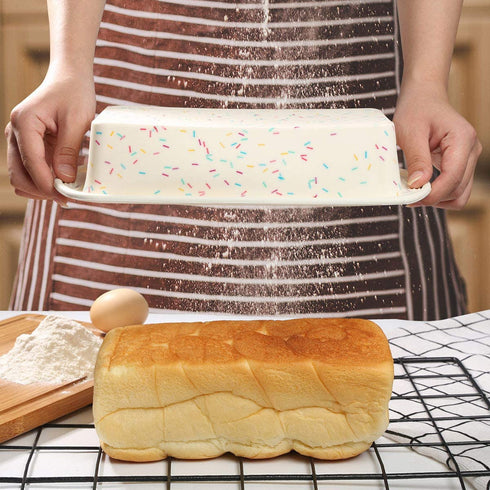 Gifbera Non-Stick Silicone Bread & Loaf Pan Set of 2 for Baking Bread Meatloaf Quiche Lasagna, 10 x 5 Inch, Good Grips, 2-Pack