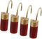 Old River Outdoors Red Shotgun Shell Shower Curtain Hooks/Rings - 12 Pc Set