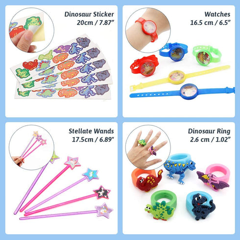 nicknack Pinata Filler Toys 100pcs Party Favor Assortment for Kids Birthday Prizes Box Toy for Classroom Rewards,Treasure Box Prizes,Carnival Prizes