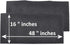Breathe Naturally Universal 16x48 Cut-to-Fit Activated Carbon Filter (2 Pack) Charcoal Air Filter Sheet for Air Purifiers