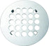 Westbrass Florestone Snap-In Shower Strainer, Polished Chrome, D3191-26