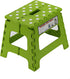 Folding Step Stool - 11 inches high - Lightweight, Sturdy, Secure, Carry Handle, Easy to Open, Suitable for Kitchen, Bathroom, Bedroom, Outdoor Camping and Fishing