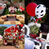 130 pcs Cow Party Balloon Garland, Farm Party Balloon Set of Cow Print Balloons,White Black Red Balloons, Animal Walking Balloons for Baby Shower Kid's Birthday Party