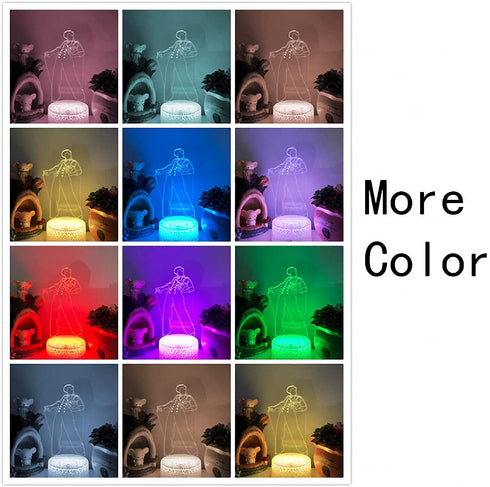 3D Anime Lamp,Harry & Styles Night Light with Touch Sensor,Gifts for Kids,Boys Girls,Color Changing LED, Bedroom, One&Direction Merch March Vinyl Anime Lamp, Cardboard Cutout
