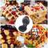 Hovico Mini Electric Waffles Maker Bubble Egg Cake Oven Breakfast Waffle Machine, Premium Non-Stick Plates