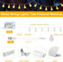 String Lights Battery Operated,Yogle100LED 49ft Globe String Lights with Remote&Timer IP65 Waterproof Outdoor,10 Lighting Modes USB Plug Indoor Led String Lights for Birthday Bedroom Party Patio Decor