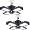 2 Pack LED Garage Lights,80W Deformable Led Garage Ceiling Lighting 8000LM E26 Daylight 6000K LED Garage Lighting Super Bright Adjustable Garage Light for Garage,Warehouse