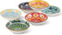 Small Bowls - Ice Cream Dessert Bowl 8.5 oz - Ceramic Bowl Set of 6 - Colorful Shallow Bowl for Side Dish | Snack | Appetizer - Microwave and Dishwasher Safe - 5.5 x 1.3 Inches