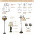 Royal Designs, Inc BSO-705-10EG Square Cut Corner Bell Lamp Shade, BSO-705, Eggshell