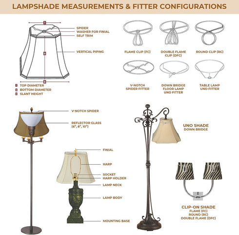 Royal Designs, Inc. BSO-701-16BG Flare Bottom Outside Corner Scallop Basic Lamp Shade, 9 x 16 x 12, Beige