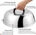 Cheese Melting Dome, HaSteeL 12In & 9In Heavy Duty Round Basting Steam Cover, Stainless Steel Griddle Grill Accessories for Flat Top BBQ Kitchen Cooking Indoor & Outdoor, Dishwasher Safe - (2Packs)