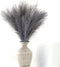Dried Pampas Grass Decor - Royal Grey Faux Pampas Grass - 4 Pc Set Beautiful Dried Pampas Grass Small - Vase Fillers for Home Decor - 18" Total - Glam Decor - Regal Living Inc