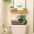 CuffUp Bathroom Decor Box,2 Sides Signs Farmhouse Bathroom Decor Toilet Paper Storage Larger Box 15.2W 6.4DRustic Farmhouse Home Decor for Livingroom Kitchen,Counter Table Decor
