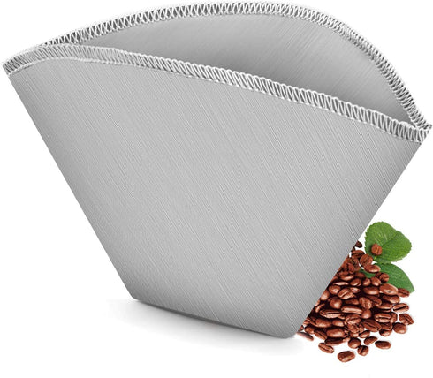 #2 Reusable Permanent Cone Coffee Filters, 2~6 Cup Mesh Coffee Filter 2, Compatible with Cuisinart DCC-450 Coffee Maker & #2 Cone Coffee Dripers, Replace Melitta Coffee Filters No.2