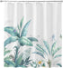 CHICHIC 71x71 Inch Shower Curtain for Bathroom Shower Curtain Set Fabric Shower Curtain with Hooks Thickening Waterproof Bathroom Decorations Tropical Leaves Shower Curtain