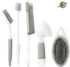 IZSOHHOME Silicone Brush Set for Kitchen ,Dish Brush,Bottle Brush,Scrub Brush with Soap Dispenser,countertop Cleaning Brush,Kitchen Cleaning (5pack)