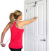 DMI Shoulder Pulley Over the Door for Physical & Shoulder Rehab, Occupational Therapy Aid with Easy Grip Handles, White