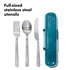 OXO Good Grips Prep & Go Stainless Steel Utensil Set with Case, Dishwasher Safe