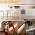 Motion Sensor LED Light Strip-KOLANDY Motion Sensor Light Indoor Closet Lights Motion Sensored Under Cabinet Lights Battery Powered Lights for Kitchen Counter, Stairs Motion Activated Led Light Strip