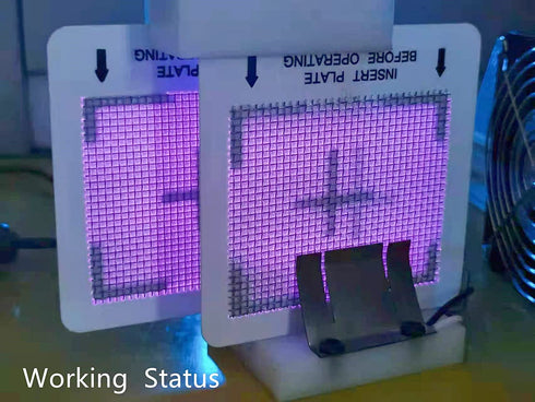 Ceramic Ozone Plates for Generic Ozone Generator?Washable Purification Air Purifier 4.5" x 4.5" Air Fresh Replacement Parts (2-PCS)