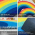 Door Mat Rainbow Pet Durable Welcome Mat Non-Slip Floor Front Doormat Resist Dirt Rug for Indoor Outdoor Easy to Clean (Rainbow 1, 40*80cm)