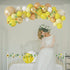 LEVSUPTY 108Pcs Sunflower Yellow Balloons Garland Arch Kit, Yellow White Gold Confetti Latex Balloons and Sunflower Vine for Baby Shower Sunflower Birthday Bee Theme Party Wedding Decorations