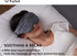 YnM Weighted Eye Mask for Sleep, Relaxation, Cooling Bamboo & Cozy Minky Dual-Sided Weighted Sleep Mask with a Romvable Insert Filled with Glass Beads, 1lb