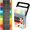 Kekelele Dual Tip Markers for Kids, Washable Markers Set, Art Markers with Stand Portable Box, Gift For Kids (24 Colours)