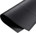 AHHFSMEI Faux Leather Placemats for Dining Table Waterproof Rectangle Place mats Luxury Decor Table Mats Double Faced Set of 6 (Black)